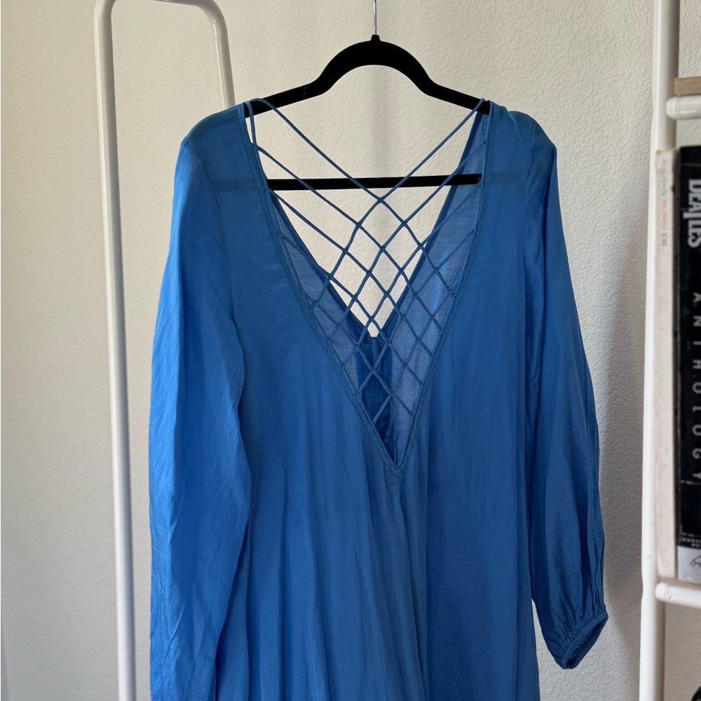 Free People Vibrant Blue Dress - Picture 10 of 10